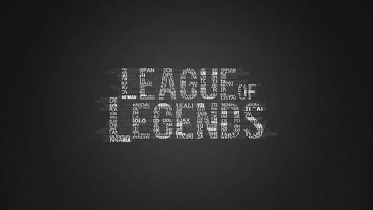 видео игри, League of Legends, типография, HD тапет