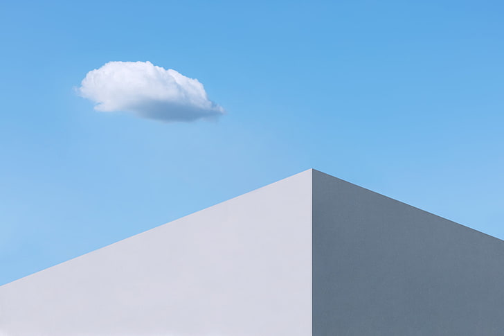 edificio, japón, resumen, nubes, Fondo de pantalla HD