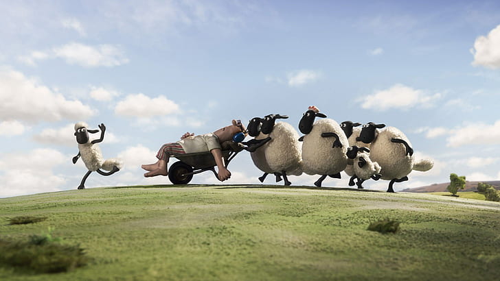 shaun the sheep movie, HD wallpaper