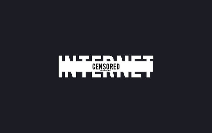 미니멀리즘, 인터넷, 검열, 타이포그래피, 간단한 배경, HD 배경 화면