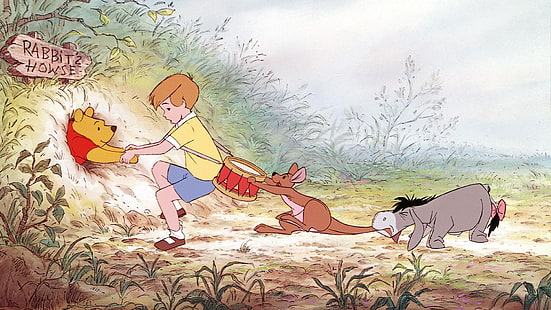 the many adventures of winnie the pooh, HD wallpaper HD wallpaper