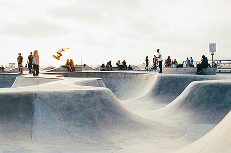 skateboard, skateboarder, skateboard, skatepark, sport, Sfondo HD HD wallpaper
