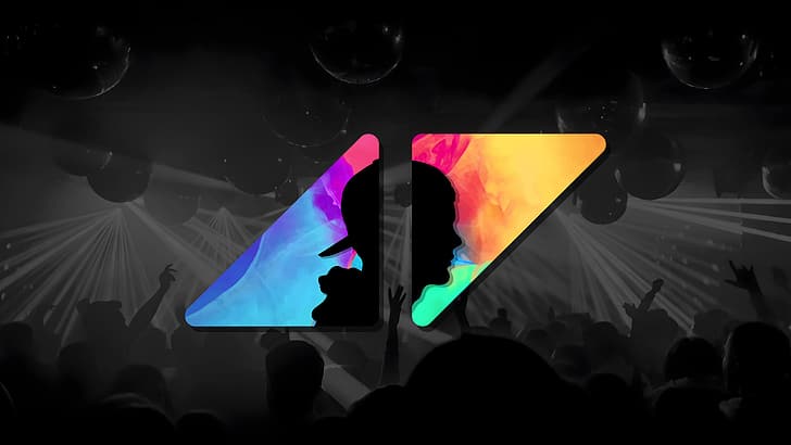 Avicii, DJ, clubs, simple background, minimalism, music, musician, face, men, colorful, HD wallpaper