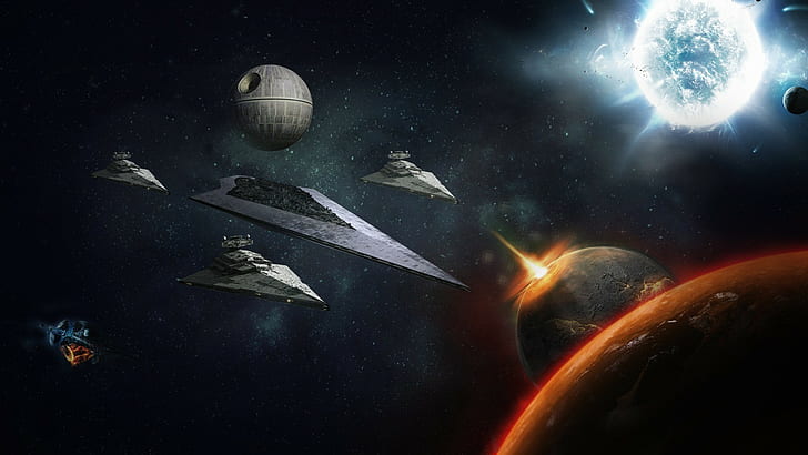 Ilustración de Star Wars, Star Wars, Fondo de pantalla HD