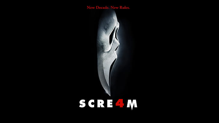 Scream Black Knife HD, czarny, filmy, nóż, krzyk, Tapety HD