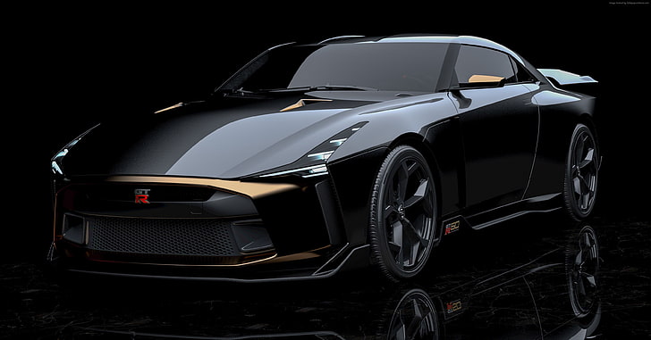 نيسان GT-R50 Italdesign Concept، 4K، 2018 Cars، خلفية HD