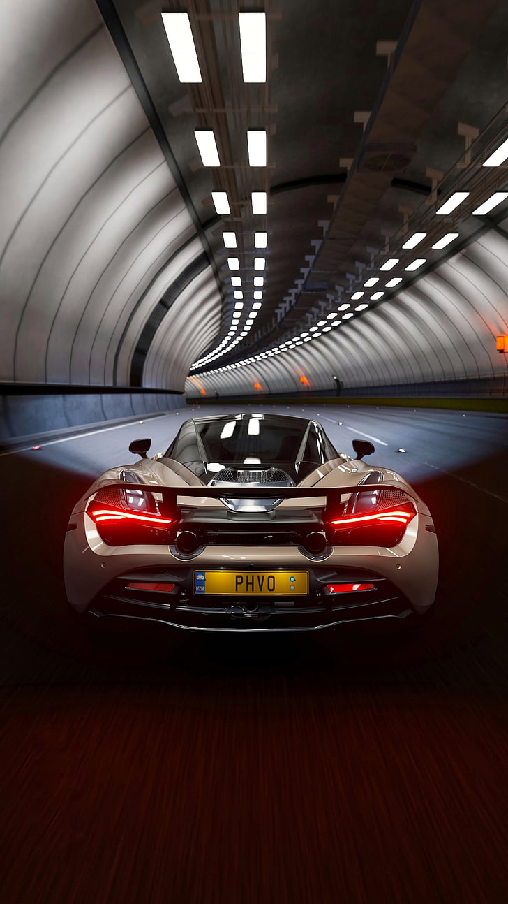 mclaren 720s, mclaren, car, sports car, tunnel, HD wallpaper