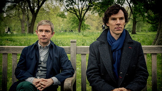 Sherlock Holmes, dr. watson, Sherlock, tv-serie, filmer, HD tapet HD wallpaper