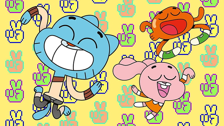 TV Show, The Amazing World of Gumball, Anais Watterson, Darwin Watterson, Gumball Watterson, HD wallpaper
