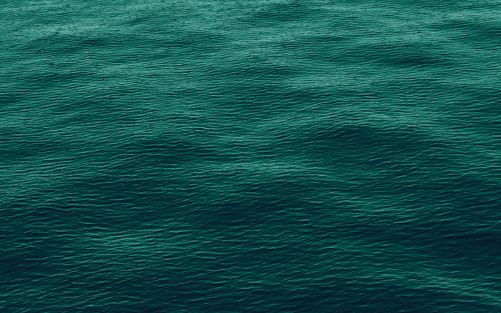 wave, green, ocean, sea, blue, pattern, HD wallpaper