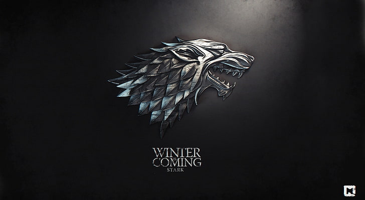 Game of Thrones Winter Is Coming Stark, Winter Coming The Game of Thrones тапет, Филми, Game of Thrones, HD тапет