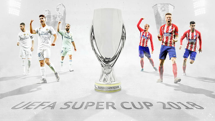 Futebol, Atlético de Madrid, Real Madrid C.F., Super Taça UEFA, HD papel de parede