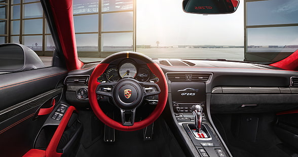 4K, Interior, 2017, Seri Eksklusif Porsche 911 Turbo S, Wallpaper HD HD wallpaper
