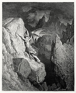 Satanismo, Satanás, Gustave Doré, Fondo de pantalla HD HD wallpaper