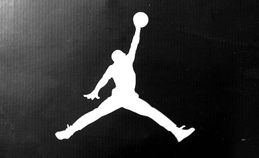 черно-бяла кутия за обувки Air Jordan, Air Jordan, Jumpman, геодезист, HD тапет HD wallpaper