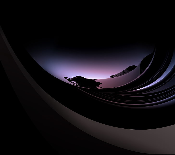 noir, brillant, LG G Flex 2, Fond d'écran HD