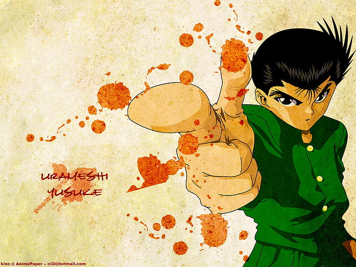 Yu Yu Hakusho, Anime, Anime Junge, Yu Yu Hakusho, Anime Junge, HD-Hintergrundbild