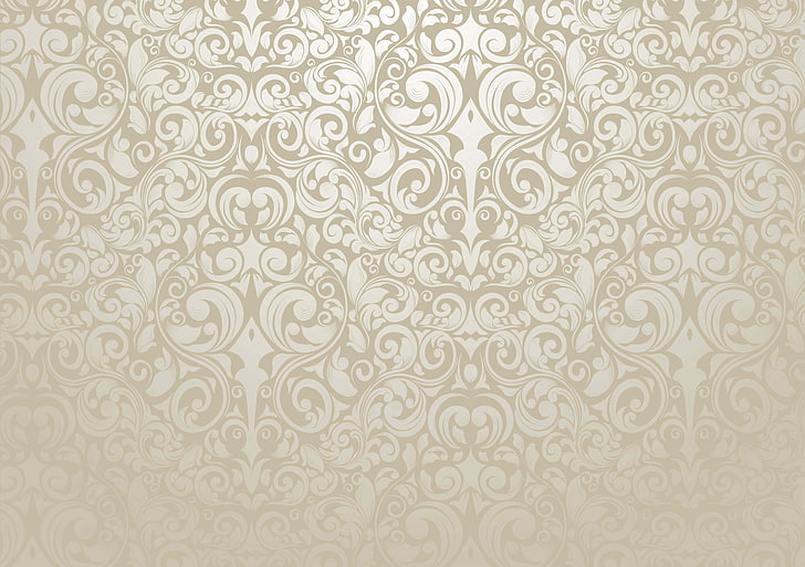 papel de parede floral bege, fundo, mesa, textura, papel de parede, HD papel de parede