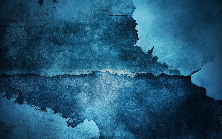 graue und schwarze Tapete, abstrakt, einfach, Beschaffenheit, Blau, Schmutz, HD-Hintergrundbild
