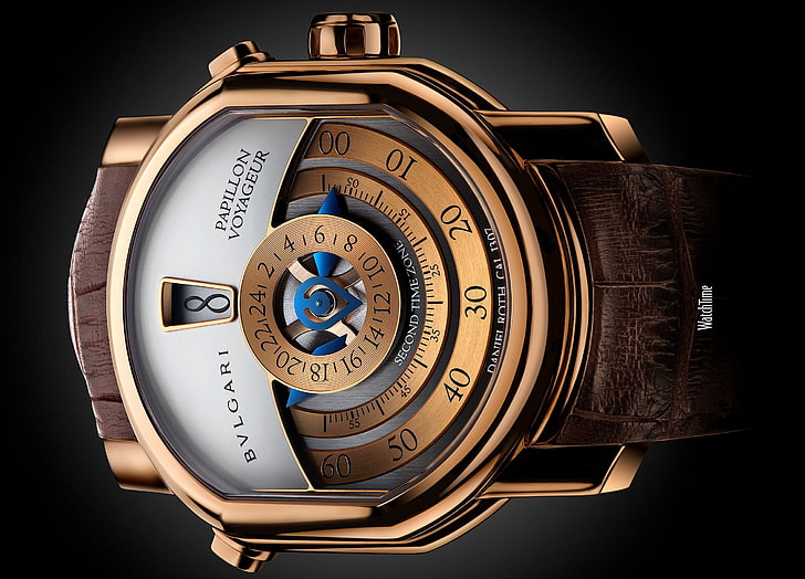 jam tangan, jam tangan mewah, Bulgari, Wallpaper HD