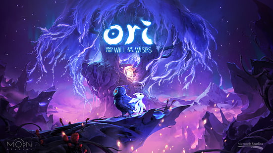 Ori and the Wisps Will, PC-spel, 8K, 4K, 2019-spel, Xbox One, HD tapet HD wallpaper