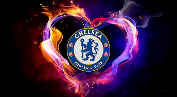 Футбол, Челси, емблема, лого, HD тапет HD wallpaper
