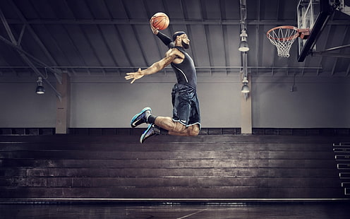 농구, 르브론 제임스, NBA, 나이키, HD 배경 화면 HD wallpaper