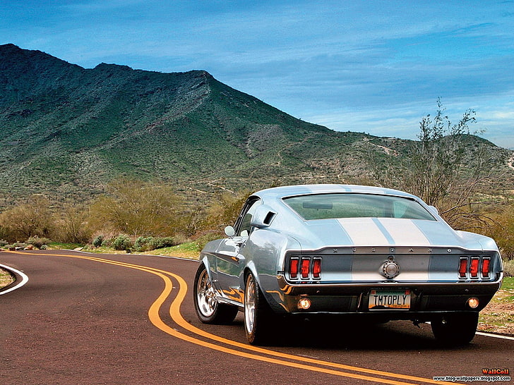 1967, classic, fastback, ford, muscle, mustang, HD wallpaper