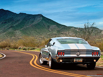 1967, classic, fastback, ford, muscle, mustang, HD wallpaper HD wallpaper