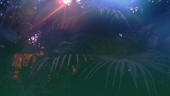Vaporwave Glitch Art, HD-Hintergrundbild HD wallpaper