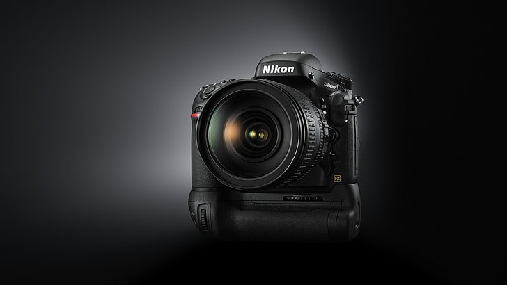 черная зеркальная фотокамера Nikon, камера, Nikon, объектив, Nikkor, D800, HD обои