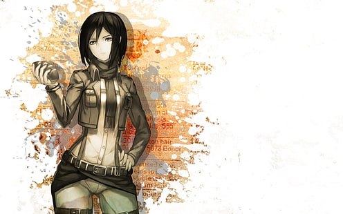 Angriff auf Titan Mikasa, Shingeki no Kyojin, Mikasa Ackerman, HD-Hintergrundbild HD wallpaper