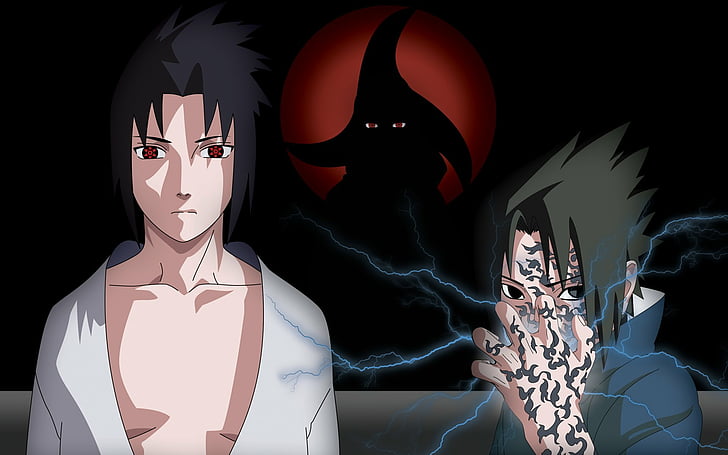 Anime, Naruto, Sasuke Uchiha, HD papel de parede