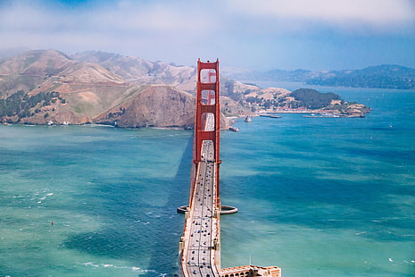 Golden Gate Köprüsü, doğa, manzara, köprü, Golden Gate Köprüsü, HD masaüstü duvar kağıdı HD wallpaper