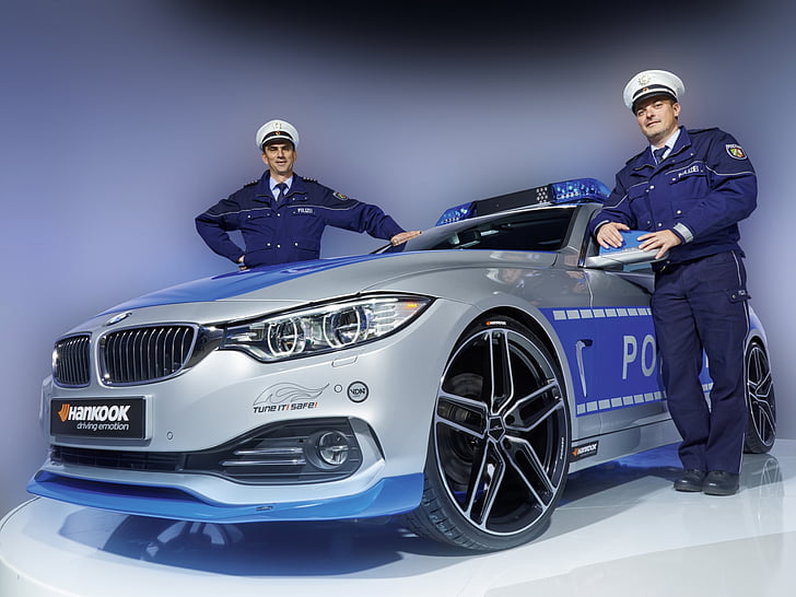 2013, ac schnitzer, acs4, bmw, concept, coupe, emergency, f32, police, polizei, tuning, HD wallpaper