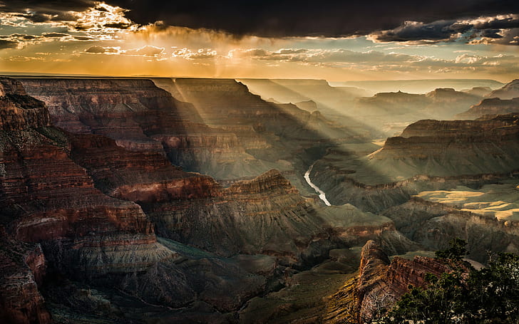 stati uniti d'america, sfondi canyon, montagna, vista dall'alto, download 3840x2400 stati uniti d'america, Sfondo HD