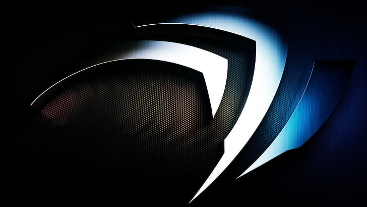 NVIDIA-logotyp tapeter, Nvidia, logotyp, HD tapet