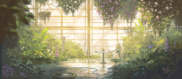 Anime Garden Wallpapers  Top Free Anime Garden Backgrounds   WallpaperAccess