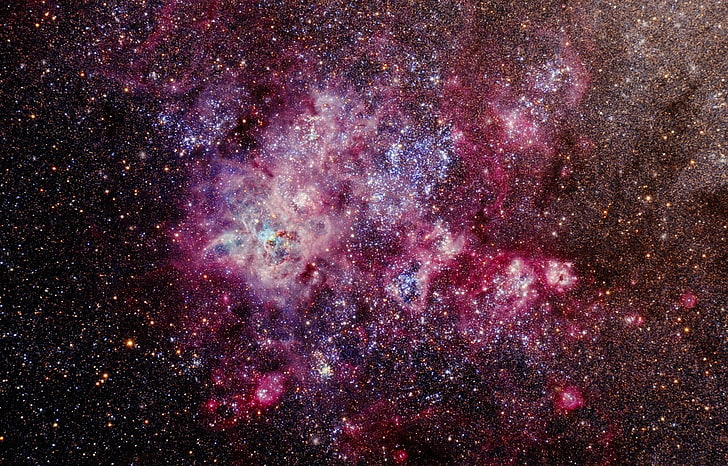 nebulosa, spazio, stelle, tarantola, Sfondo HD