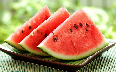 Frukt Vattenmeloner Skivor Bakgrundsbilder, frukter, bakgrund, bilder, skivor, vattenmeloner, HD tapet HD wallpaper