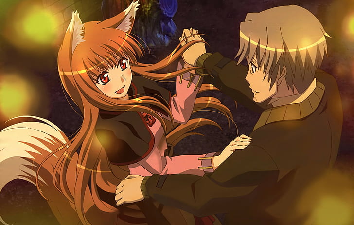 Anime, Spice and Wolf, Holo (Spice and Wolf), Kraft Lawrence, Sfondo HD
