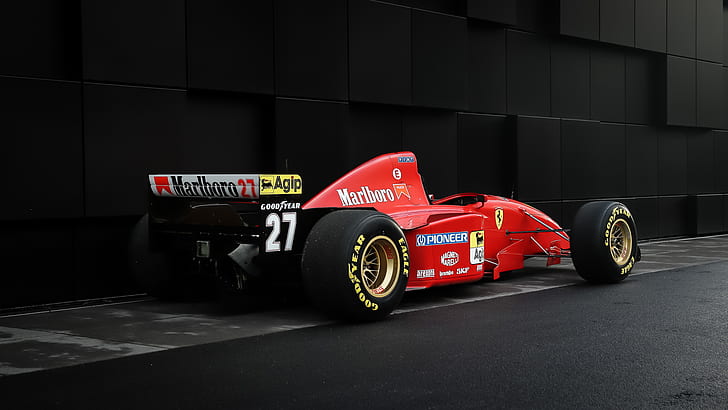 فيراري ، الفورمولا 1 ، مارلبورو ، سيارات السباق ، السيارات الحمراء ، الرائد (الشعار) ، رياضة السيارات، خلفية HD
