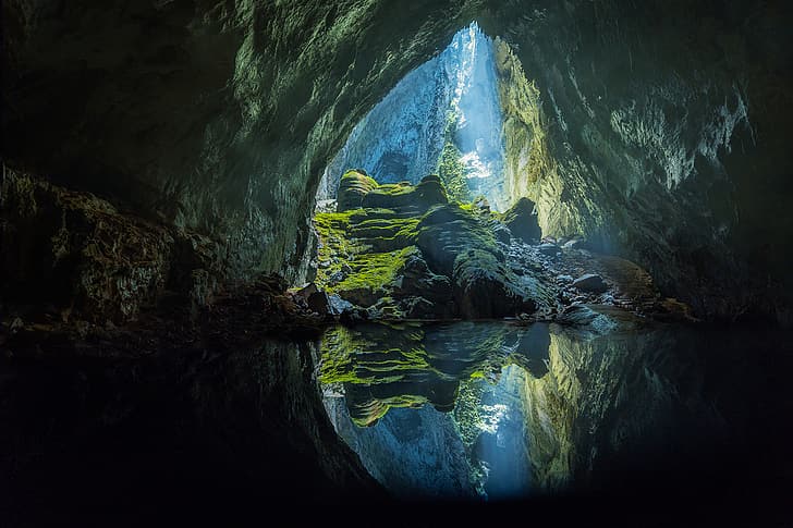 Höhle, Asien, Vietnam, Hang Son Doong, Natur, Landschaft, HD-Hintergrundbild