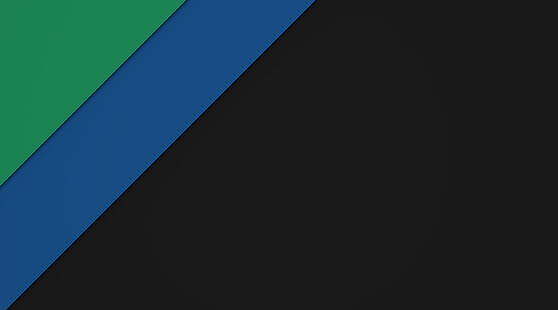 Bahan 4K Hijau Tua dan Biru, Artistik, Abstrak, 4k, bahan, desain bahan, gelap, smartphone, hitam, komputer, android, amoled, penghemat baterai layar amoled, hijau, biru, modern, Wallpaper HD HD wallpaper