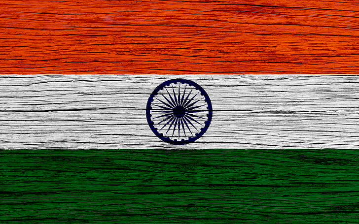 Drapeaux, drapeau de l'Inde, drapeau, Fond d'écran HD