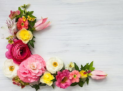 flores, rosa, bonita, composição, quadro, floral, HD papel de parede HD wallpaper