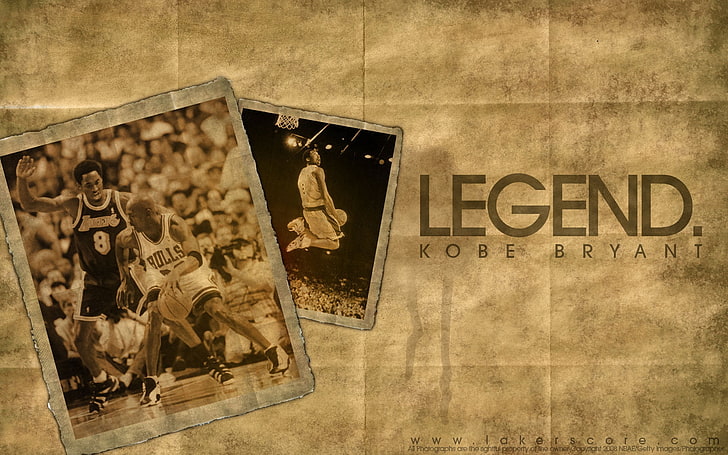 Foto Kobe Bryant, kobe bryant, legenda, pemain bola basket, bola basket, olahraga, Wallpaper HD