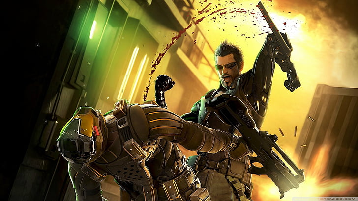 Deus Ex, Deus Ex: การปฏิวัติของมนุษย์, วอลล์เปเปอร์ HD