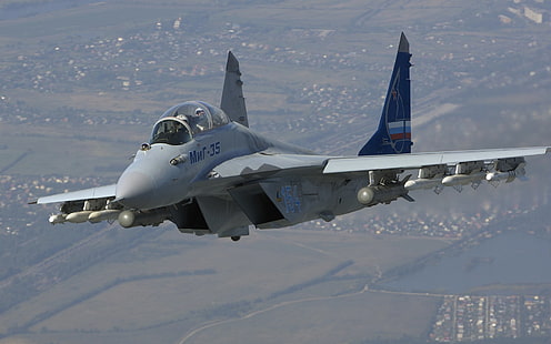 Cazas a reacción, Mikoyan MiG-35, Fondo de pantalla HD HD wallpaper