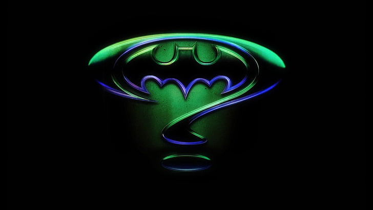 Batman, Batman para siempre, símbolo de Batman, símbolo de Riddler, Fondo de pantalla HD